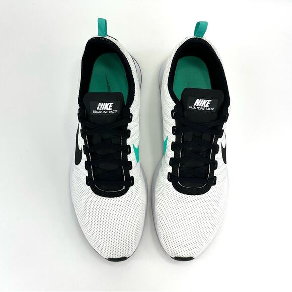 Nike Dualtone Racer Men Running Shoes Sz 11.5 White Mesh Lightweight Breathable - Picture 12 of 14